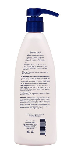 Noodle Boo Recién Nacido 2 En 1 Lavado Para Cabello Y Cuer