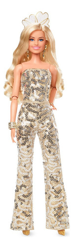 Barbie Pelicula Barbie Gold Disco 2023 Hpj99 Mattel