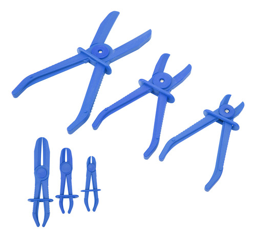 Pinzas Para Mangueras De Plástico Blue Pipe, 3 Unidades, Her