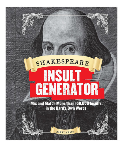 Livro: Gerador De Insultos De Shakespeare: Misture E Combine