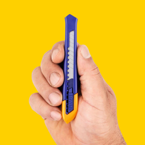 Estilete Reforçado Lâmina Snap-off Com Trava 9mm Irwin