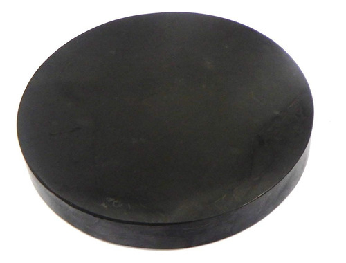 Shungite Club Shungite Tile Round 3.543in, Piedra Mineral Pu