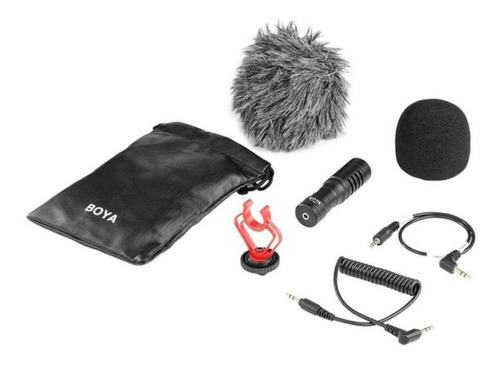 Imagem 2 de 6 de Microfone Externo P/ Câmera Gopro Dslr E Celulares Boya -mm1