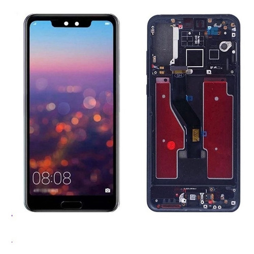 Pantalla Para Huawei P20 Pro Aaa C/ Marco + Huella- Dcompras