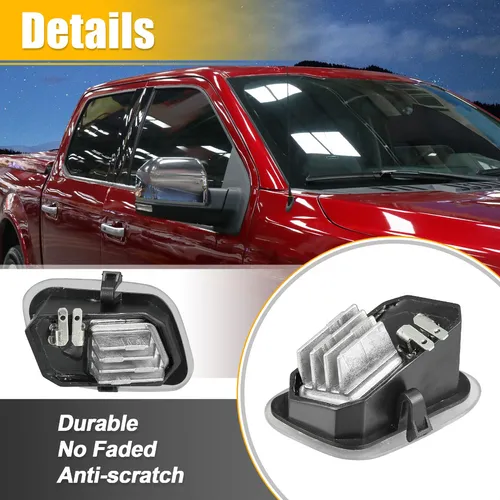 Retrovisor Luz Del Espejo Para Ford F-150 F-250 F-350, 2 Uni