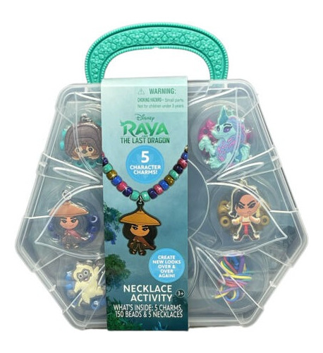 Set 5 Collares Raya Disney 160 Pcs Juego Actividades Raya