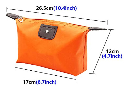 Bolsa De Maquillaje Impermeable Con Cremallera Para Viajes