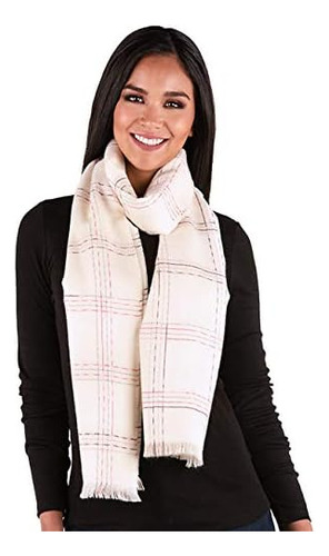 Lenço Extra Largo Tecido À Mão Xadrez Inca Fashions | Lã Pu