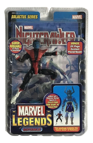 Toybiz Marvel Legends Series 9 2005 Nightcrawler Galactus