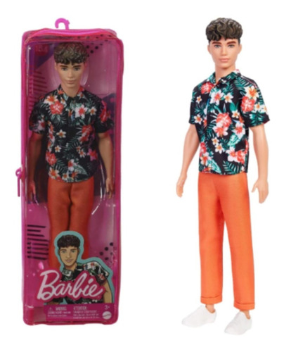 Muñeco Barbie Ken Morocho Fashionista Mattel. Grb90