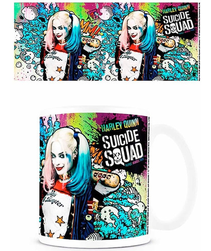 Tazón Cerámico Original Suicide Squad - Harley Quinn Crazy