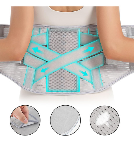 Faja Transpirable Con Soporte Lumbar, Unisex