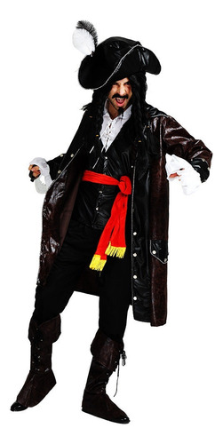 Disfraz Pirata Hombre Cosplay Con Accesorios