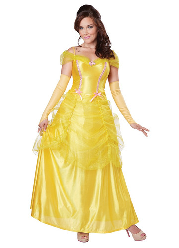 Disfraz De Princesa Belle Para Mujer Talla: S Halloween