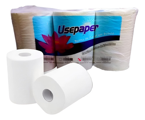 Toalhas De Papel Usepaper Bobina 100%celulose - Auto Corte