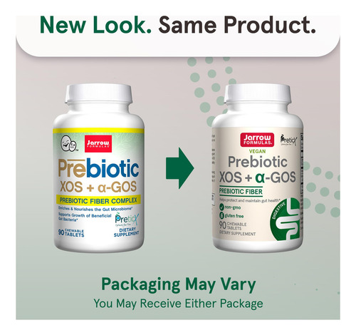 Jarrow Formulas Prebiotic Xos + Gos - Suplemento Complejo De