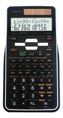 Calculadora Científica El-531tgbbw Con Pantalla De 2 Líneas