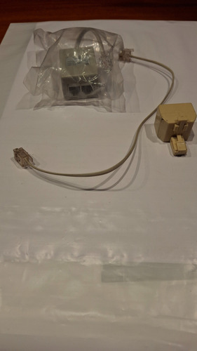 Cable Telefónico Genérico De 2 Pares Ideal Para Conexiones Gris Oscuro (Usado)