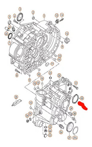 Retén Caja Velocidades Vw Bora Jetta Beetle 02m 301 189 G