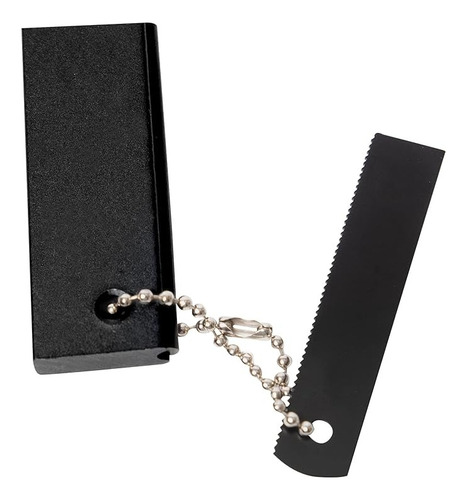 Pedernal De Magnesio Iniciador Fuego Camping Supervivencia Negro