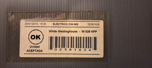 Heladera No Frost White Westinghouse W328 Nf (Usado)