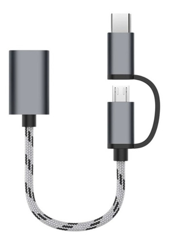 Cable Convertidor Tipo C Y Micro Usb A Usb 3.0 Otg Celulares