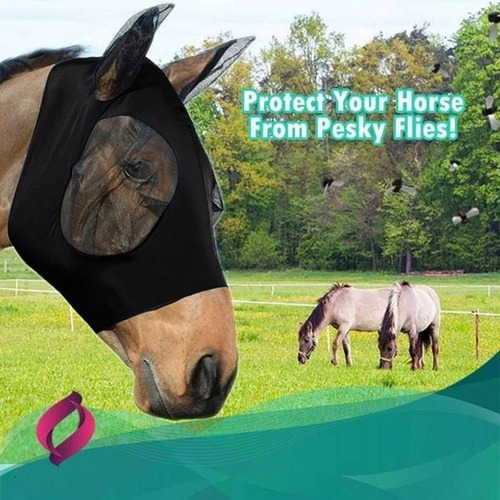 M Máscara Anti-mosca Comfort Fit P Máscara Equina De Malha
