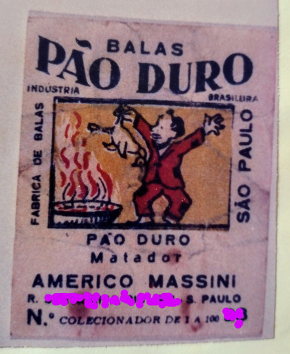 Catálogo Fotográfico Com Raras Figurinhas Das Balas Pão Duro