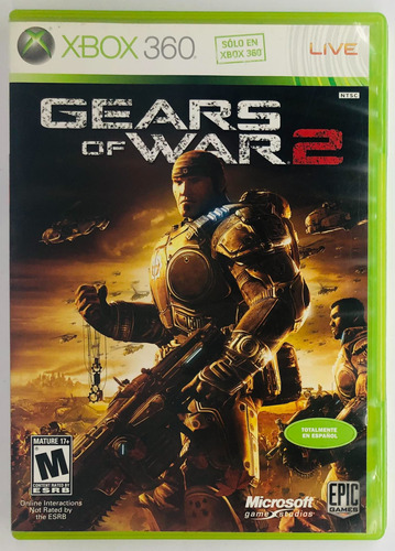 Gears Of War 2 Idioma Español Xbox 360 Rtrmx 