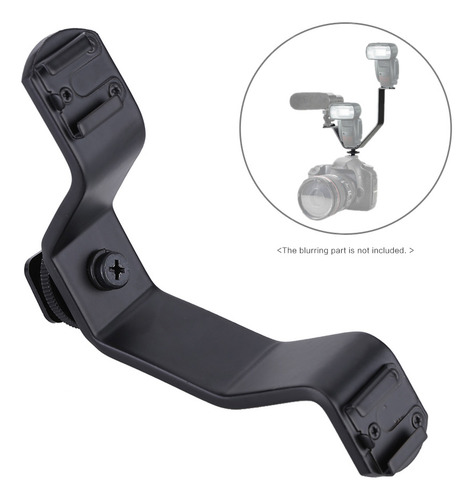 Soporte Hot Shoe Con Doble Soporte En V Para Luces De Vídeo