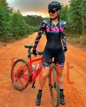 Comprar Kafitt Maillot Ciclismo Mujer Mono Almohadillas Gel