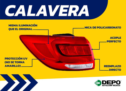 Calavera Led Ext Obscura Vw Jetta Izquierda 2017 2018 Depo