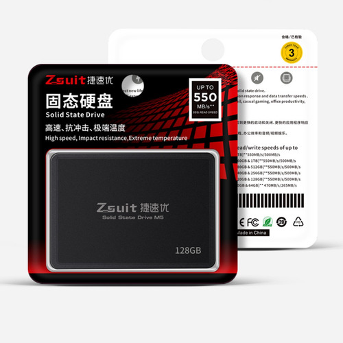 Disco De Estado Sólido Z-suit M5 Interno Sata 2.5 In 128 Gb