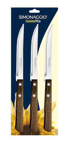 Imagen 2 de 5 de Cuchillo Madera 3 Un Simonagio Cucina Mia Simonaggio