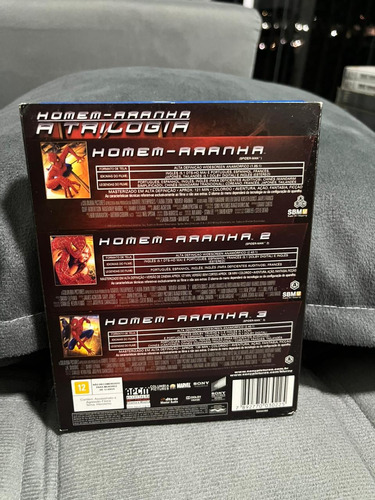 Box Blu-ray Homem-aranha A Trilogia