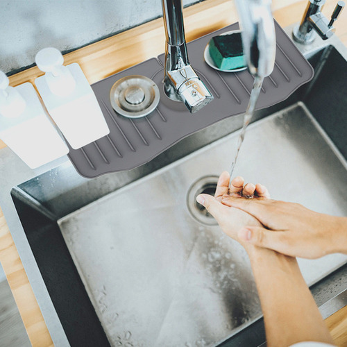 El Agua Del Grifo I Almofada De Secagem De Silicone I Faucet