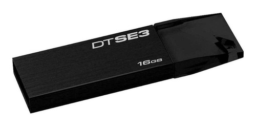 Imagen 1 de 1 de Memoria USB Kingston DataTraveler SE3 DTSE3 16GB 2.0 negro