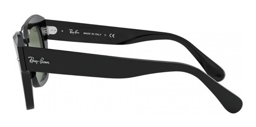 Anteojos Ray Ban State Street Polarizados Rb2186 901/58 - Lente G-15 Green Armazón Polished Black Diseño 49mm