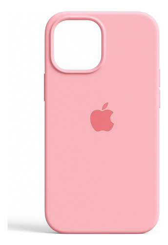 Funda Iphone 16 Pro Max Silicona Logo + Vidrio De Regalo! Rosa Silicona