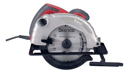 Serra Circular Branco Bsd1500 1.5kw Elétrica 185mm