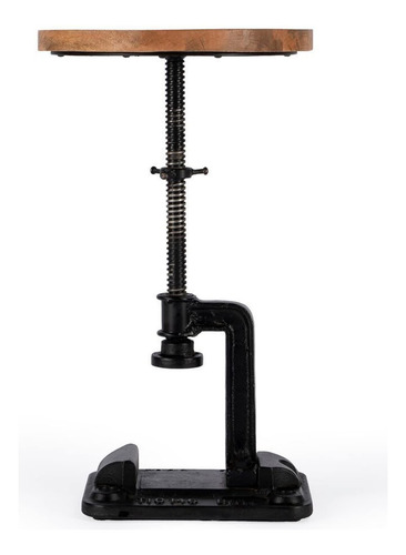 Mesa Lateral Offex Modern Redonda Ajustável Com Pedestal Mul