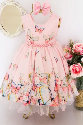 Vestido de hotsell festa infantil daminha
