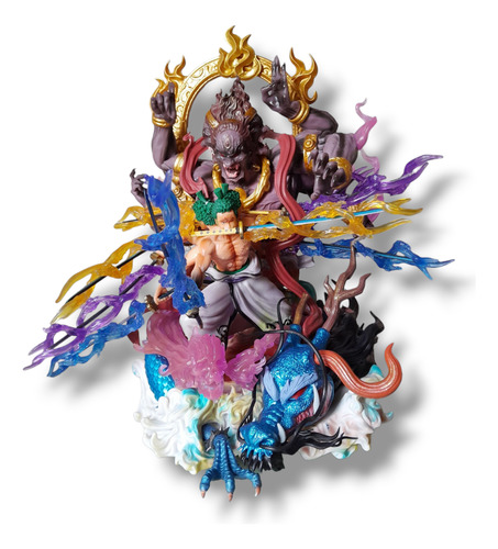 Figura Anime Roronoa Zoro Asura One Piece 35 Cms