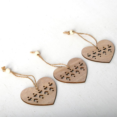 2 Ornamento De La Navidad Diy Craft Material Corazón