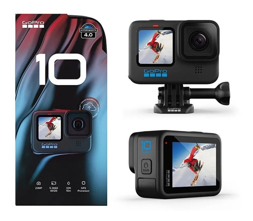 Imagen 7 de 10 de Zonazero Camara Gopro Hero10 Black 23mp 4k Sumergible