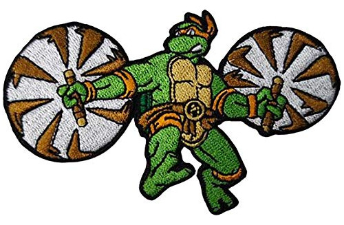 Michelangelo - Parche Termoadhesivo De Las Tortugas Ninja De