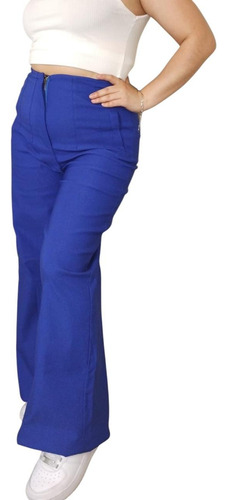 Pantalón Con Pinzas Negro Para Mujer Corte Recto Juvenil