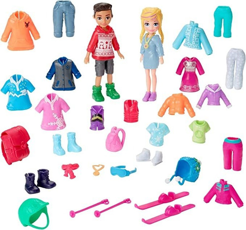 Polly Pocket Super Sporty Pack Con Muñecas Polly Y Lila Y M