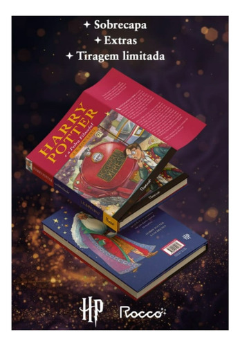 Livro Harry Potter E A Pedra Filosofal - Capa Dura , Edição Comemorativa De 25 Anos - Novo Lacrado