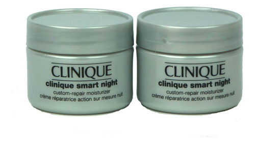 Paquete De 2 X Clinique Smart Night Custom Repair Hidratant.